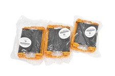 3 Rolls Zebra Black Thermal Wax/Resin Ribbon Cartridge 05555CT11007 Genuine OEM picture