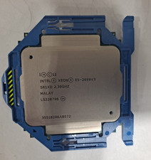 Intel Xeon E5-2699 v3 18 Core 2.3 GHz 45MB SR1XD LGA 2011-3 PULL FROM NEW SERVER picture