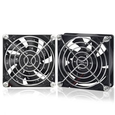 80mm IP56 Moisture-Proof Fan 2 Pack 12V DC RV Refrigerator Cooling Fans 3500RPM picture