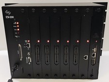 ESI ESI-200 Communications Server PBX Phone System Base Cabinet w/ 6 Cards *READ picture