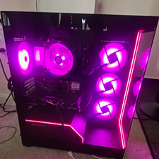 CyberPowerPC Gaming Desktop Tower RGB Black ASRock Motherboard Dedicated GPU picture