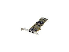 StarTech.com Dual Port PCI Express Gigabit Ethernet PCIe Network Card Adapter - picture