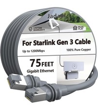 Jadaol 75FT Starlink Gen 3 Cable, 26AWG Starlink Cable, 1200Mbps Standard... picture