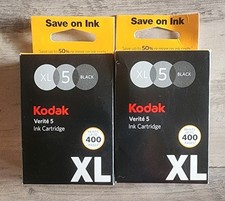Kodak Genuine Authentic OEM Verite 5 XL High-Yield Ink Cartridge, Black 2 Boxes picture