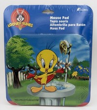 Vtg Looney Tunes Mouse Pad Tweety Bird 1996 1997 Brand New picture