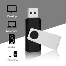 32GB USB 2.0 Metal Swivel Flash Drive Rotating Thumb Pen Jump Drive Memory Stick picture