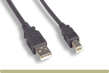 USB Printer Cable 6ft High Speed A-B Male Cord  HP Canon Epson Dell picture