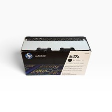 HP 647A CE260A Black Toner Cartridge OEM New Open Box Factory Sealed picture