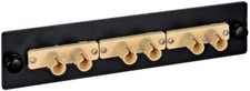 ICC LGX Adapter Panel, 3 Duplex ST, 6F, Beige, MM picture