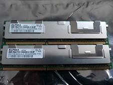 Tested GOOD 2x 4GB DDR3 1333 PC3-10600R Elpida EBJ41HE4BAFA-DJ-E Server RAM DIMM picture