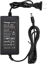 Facmogu 12V 5A Power Adapter AC 100-220V to DC 60W Power Supply Cord picture