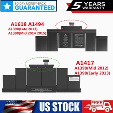 A1494 A1417 A1618 Battery For Apple MacBook 15