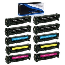 10PK for HP 125A CB540A CB541A CB542A CB543A Toner CM1312 CP1215 CP1515 picture