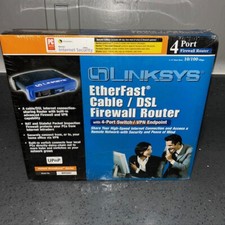 Linksys BEFSX41 Broadband Firewall Router 4Port Switch/VPN ENDPOINT (NEW-UNOPEN) picture