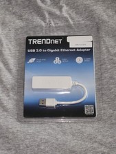 USB 3.0 to Gigabit Ethernet Adapter TRENDnet ARB-TU3-ETG White SEALED picture