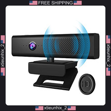 Webcam with Speaker and 4 Mics, 1080P HD, Noise Reduction, Wide Angle picture