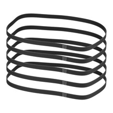 610mm GT-2 Timing Belt, 5pcs 10mm Width 2mm Pitch 3D Printing Closed Loop, Black picture