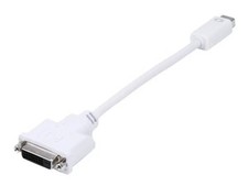Monoprice (4851) Female Mini-DVI to Female DVI White Adapter Wire - 1 Lot of 29 picture
