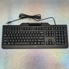 Cherry KC 1000 SC JK-A0104EU-2 USB Wired Security Keyboard w/ Smart Card Reader picture