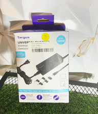 Targus 100W Universal Laptop Charger Power Adapter w/ Tips, Black picture