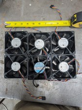 Lot Of 6 Case/Server Fans. 1: 3 Pin, 1: 4 Pin And 4: 5 Pin Fans  picture