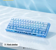 FUFULL Compact Blue Keyboard QWERTY (Standard) English Language Layout picture