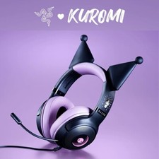 Razer x Sanrio Kuromi Kraken V2 Wired Headset Headphone Limited Edition picture