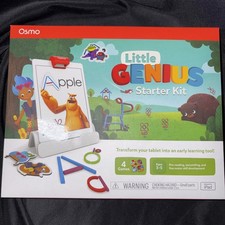 Osmo Little Genius Starter Kit for iPad 901-00032 / 6 Game apps Kid Core open Bx picture