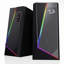 Redragon Anvil GS520 2.0 Wired RGB Gaming Computer Speakers USB 3.5mm 10W picture
