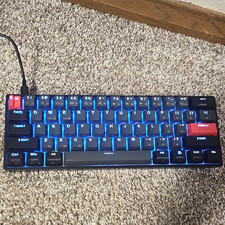 SKYLOONG SK6X Wired Mechanical Illuminated Keyboard Black/Red QWERTY English picture