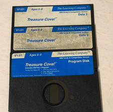Treasure Cove The Learning Company 1.01 ©1992 Software 5.25 Floppy Disks *B2G1 picture