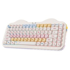 C75 Cute 75% Wireless Mechanical Keyboard (Beige, Candy Switch) picture