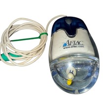 Vintage 2000s Aflac Duck Floating Aqua Mouse Frutiger Aero Y2K Clear Tech Rare picture