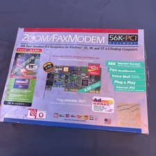Vintage NOS Sealed Zoom Model 2925 56K Dual Standard PCI Faxmodem  picture