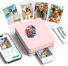 Impresora de fotos instantánea para teléfonos inteligentes: miniimpresora 2x3. picture