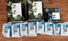 Lot of 13 GENUINE HP 98 Brand New Ink Cartridges Expired Open Box picture