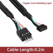 Dupont 2.0 to 2.54 9Pin USB Adapter Cable for Industrial Motherboard Header 0.2m picture