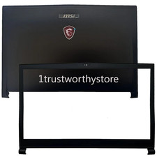 New MSI GS73 GS73VR MS-17B1 7RG-035CN Stealth Pro LCD Back Cover Front Bezel US picture