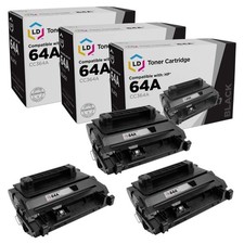 Compatible Replacement for HP 64 64A Toner CC364A Standard Yield (Blk, 3-pack) picture