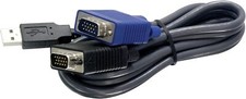 6 Feet 2 In 1 Usb Vga Kvm Cable Male To Male For Trendnet Switches picture