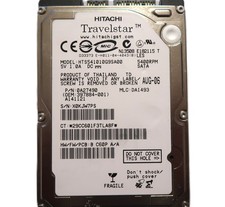 Hitachi HTS541010G9SA00 0A27490 DA1493 (X0K) Thailand 2.5
