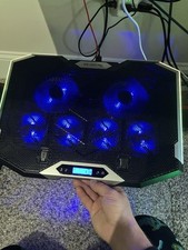 ICE COOREL RGB Laptop Cooling Pad for 15.6-17.3 Inch, Gaming Laptop Cooler picture