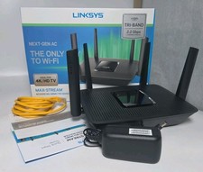 Linksys EA8300 – Max-Stream AC2200 Tri-Band WiFi Router Ideal For 4K/ HDTV ~ VG+ picture