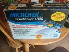 Microtek ScanMaker 4800 8.5” x 11.7” Scan Area Flatbed Scanner 9600x4800 DPI picture