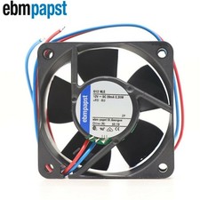 Ebm-papst 612NLE Axial Fan DC 12V 0.35W 29mA 60*60*25MM 19m3/h Cooling Fan 2Wire picture
