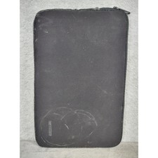 Incase 12 Inch Laptop Sleeve Case Black Neoprene Padded Plush Lining Zipper picture