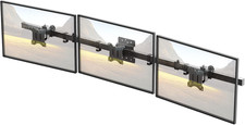 Heavy Duty Triple Monitor Wall Mount for 17-32 Screens - Adjustable Black picture