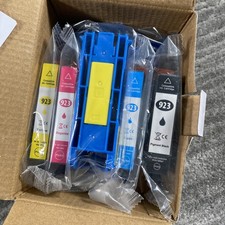 Acaves 923 Ink Cartridges 4PK Black Cyan Magenta Yellow Compatible HP Printers picture