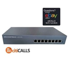Grandstream GS-GWN7701PA 8 Gigabit PoE+ Unmanaged Switch Built-In Power 120-240v picture