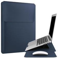 HoYiXi 13.3'' /13.6'' Laptop Sleeve Case Leather Bag with Stand Compatible with picture